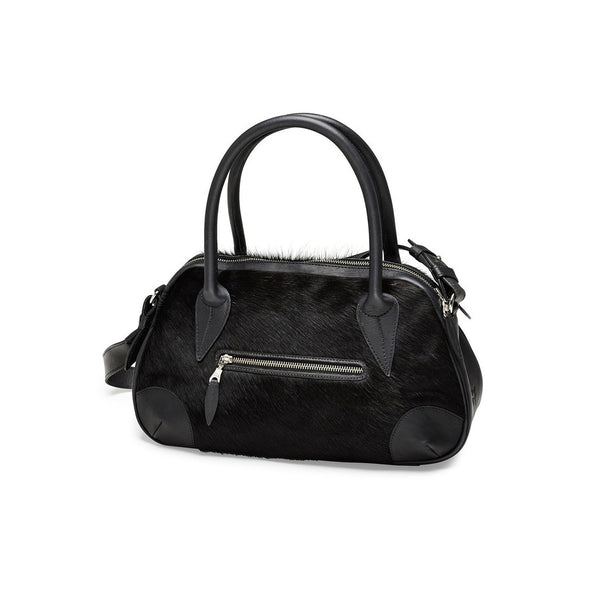 DAGMAR handbag, fur, black