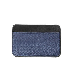 LIBERTY cardholder, salmon skin, blue