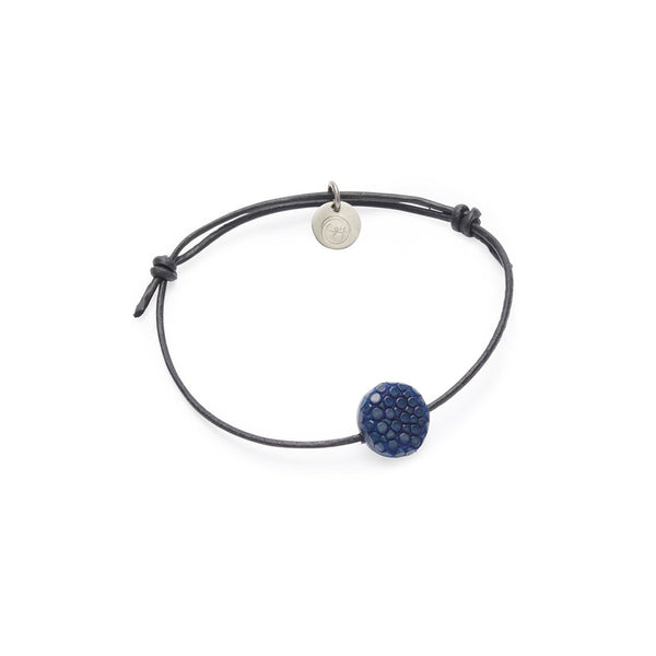 SIF bracelet, raw, blue